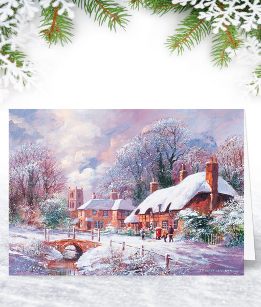 Morning Snowfall Christmas Card