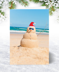Santa Sandman Christmas Card