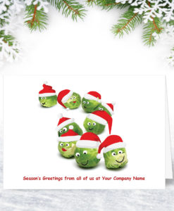 Sprout Conga Funny Christmas Card