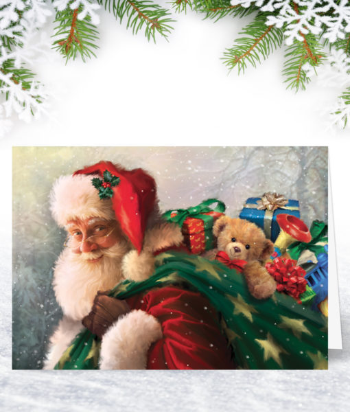 Bearing Gifts Christmas Card