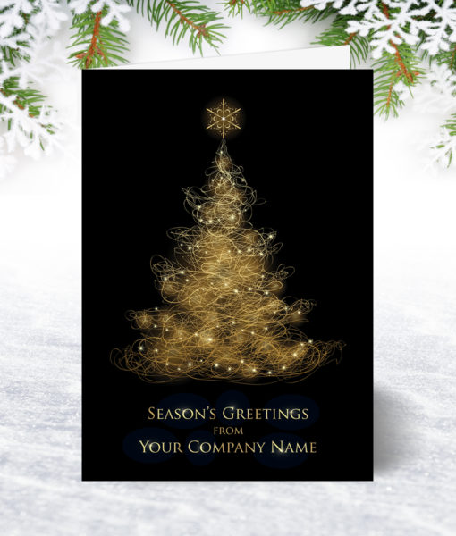 Illuminated Tree Christmas Card