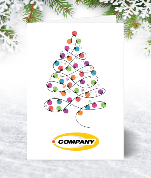 Corporate Christmas Card with Company Logo