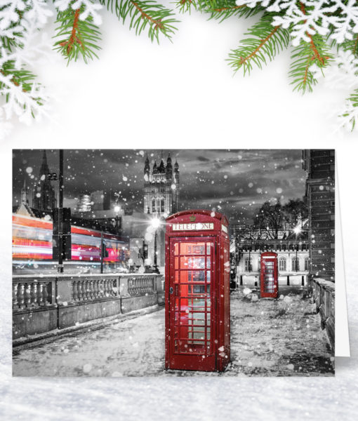 Winter in London Christmas Card
