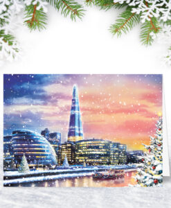 By the River London Christmas Card