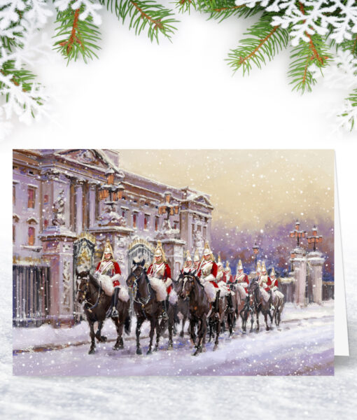 Horse Guards Parade Personalised Christmas Card
