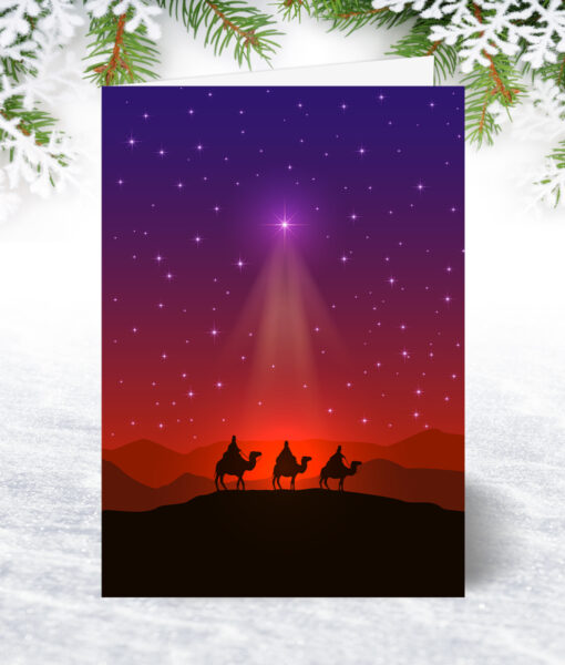 Star of Bethlehem Christmas Card