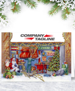 Car Mechanic Corporate Christmas Cards