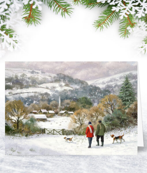 Midwinter Walk Christmas Card