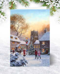 The Village Square Personalised Christmas Card